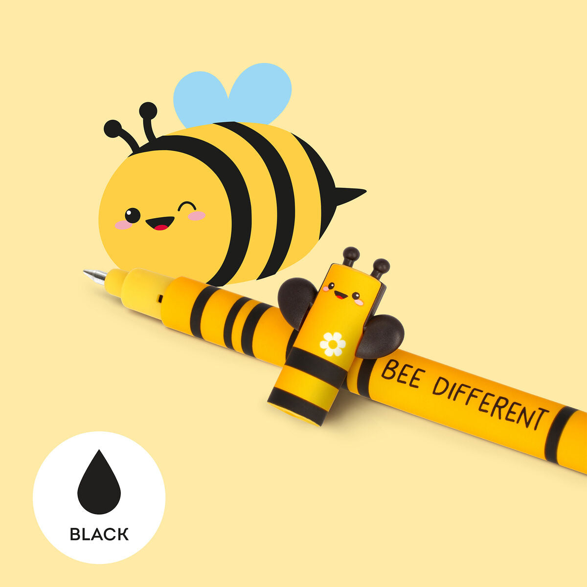 Pluma Borrable Abeja Negra, Legami