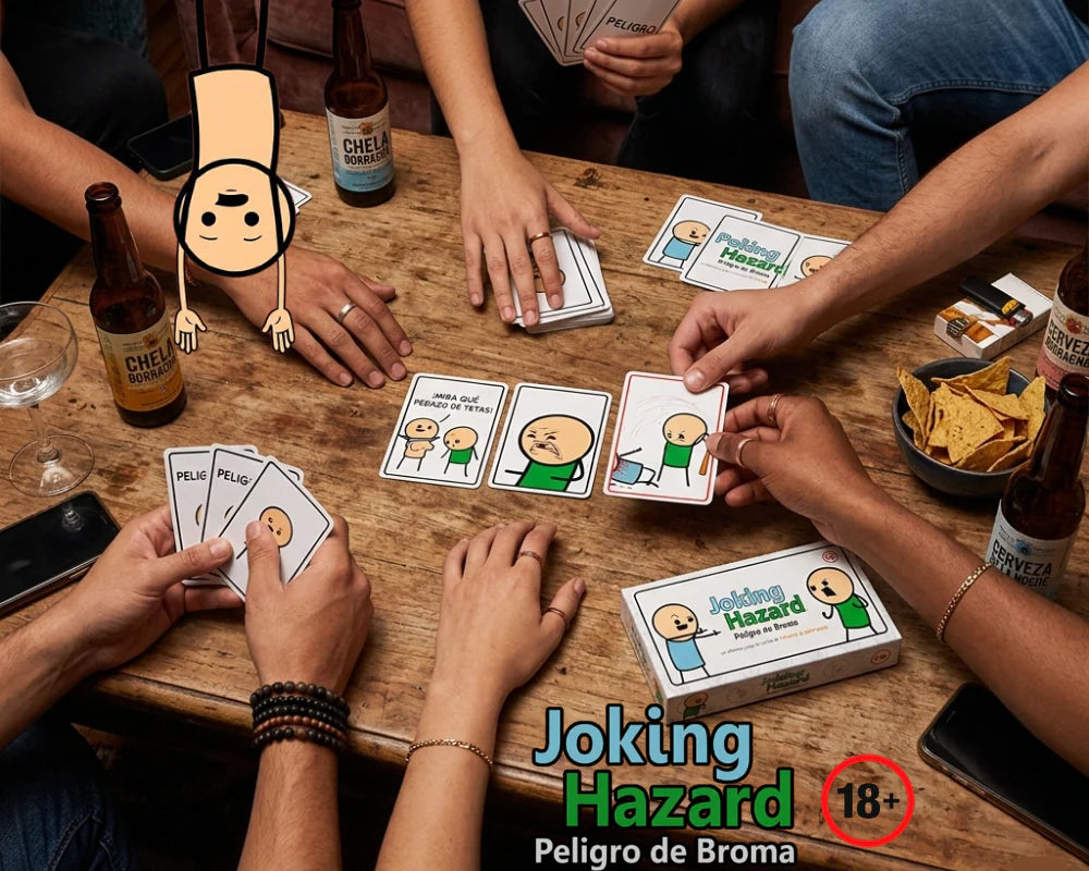 Peligro de Broma Juego de Mesa en Español Asmodee. Edad 18+