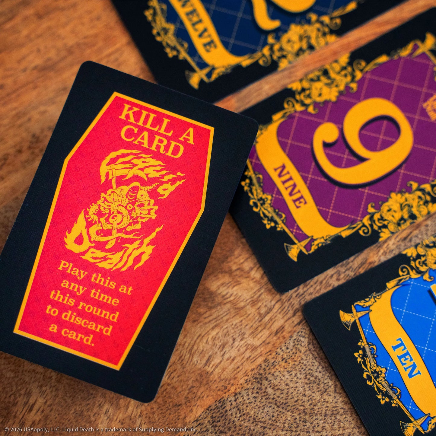 Flip 7 Liquid Death, Juego de Mesa USAopoly