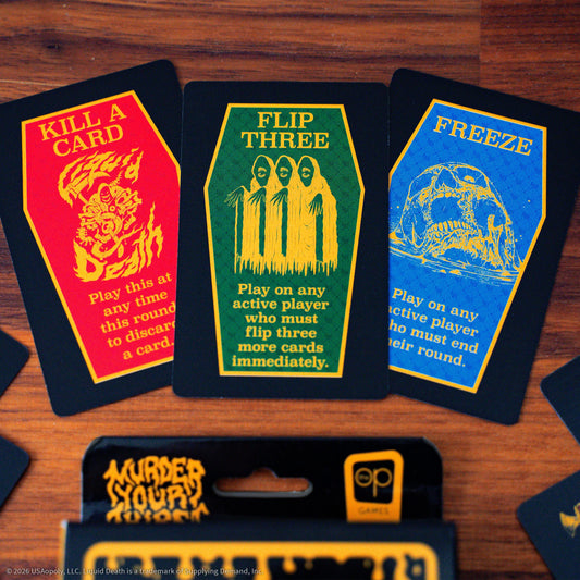 Flip 7 Liquid Death, Juego de Mesa USAopoly