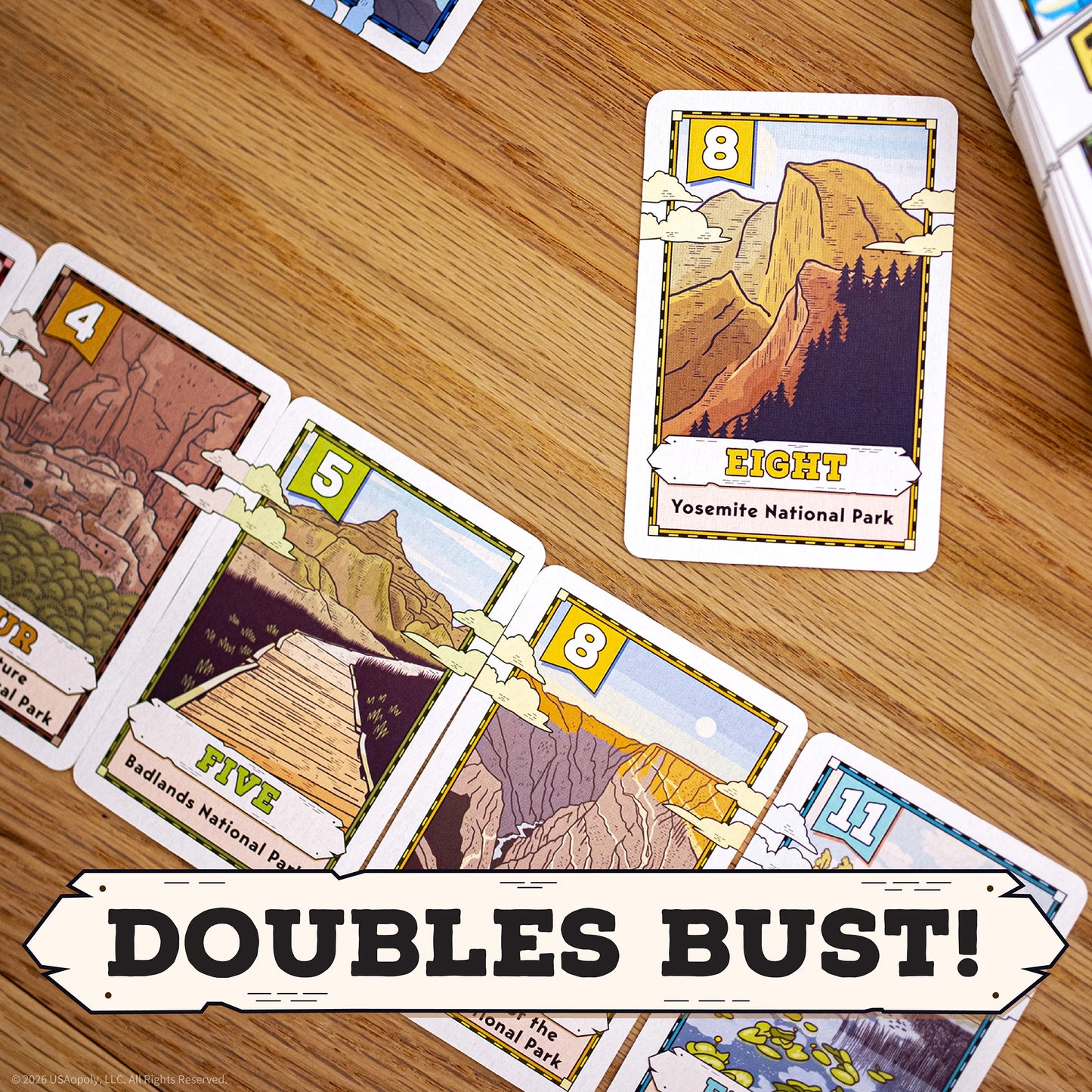 Flip 7 National Parks, Juego de Mesa USAopoly