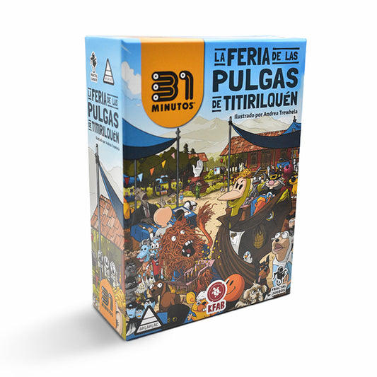 31 Minutos: Feria de las Pulgas, Juego de Mesa, Fractal Juegos