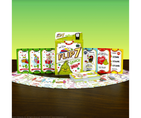 Flip 7: El Grinch, Juego de Mesa USAopoly