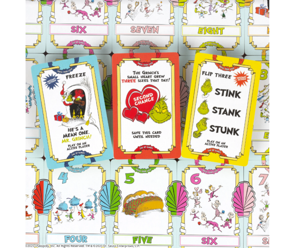 Flip 7: El Grinch, Juego de Mesa USAopoly
