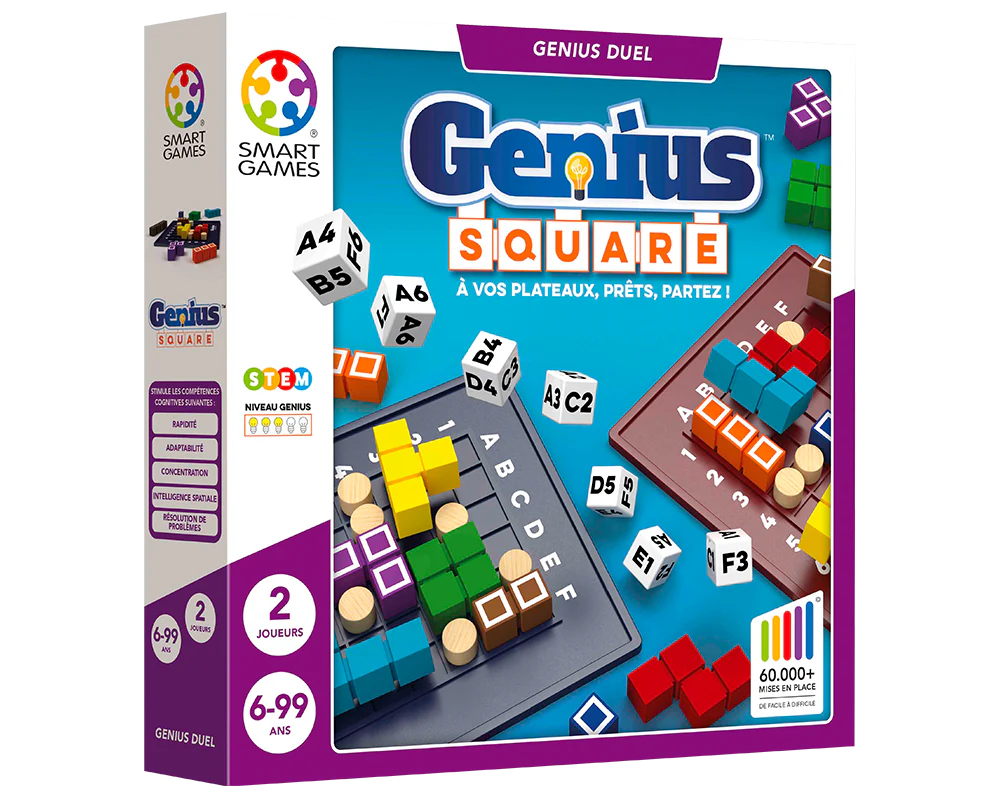 The Genius Square: Juego de lógica Smart Games
