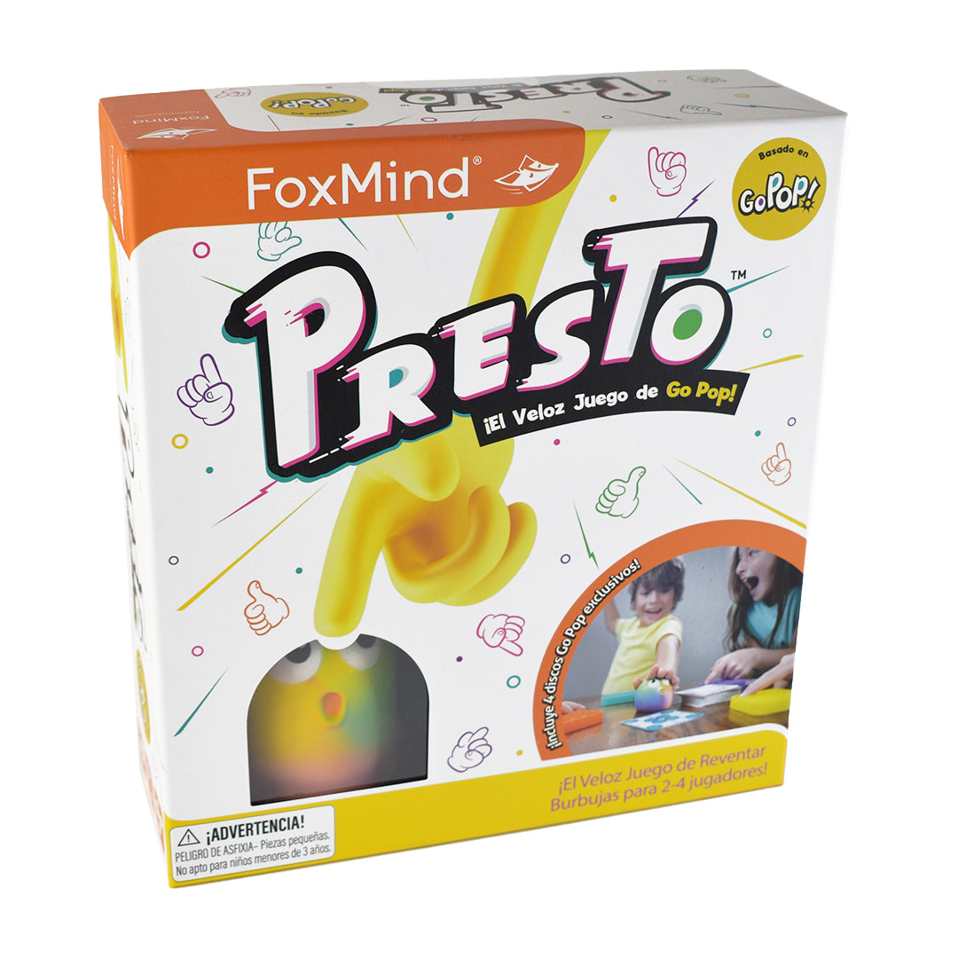 Go Pop Presto, Juego de Mesa Foxmind en Español