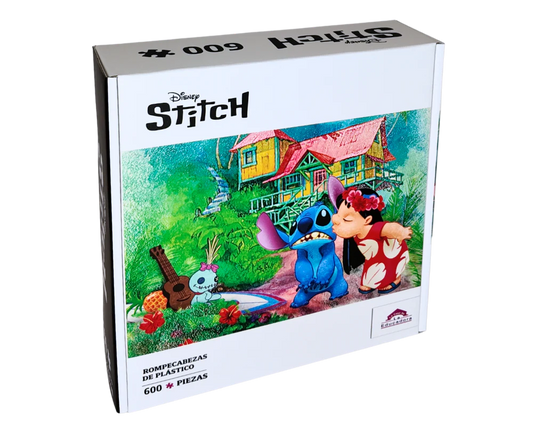 Rompecabezas Lilo Y Stitch Disney 600 Piezas De Plástico