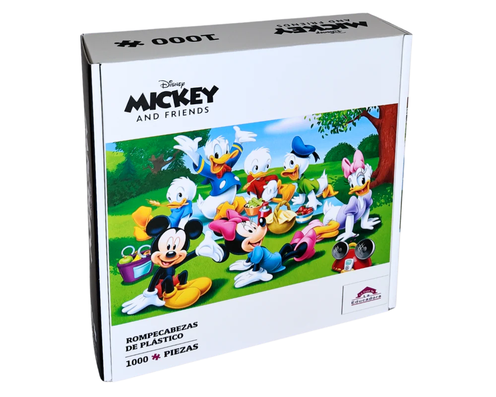 Picnic con Mickey Disney 1000 Piezas, Rompecabezas De Plástico