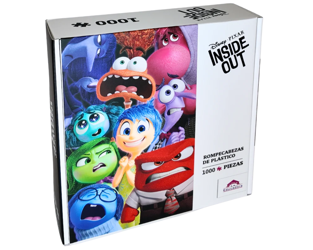 Intensamente Disney Pixar, Rompecabezas 1000 Piezas De Plástico
