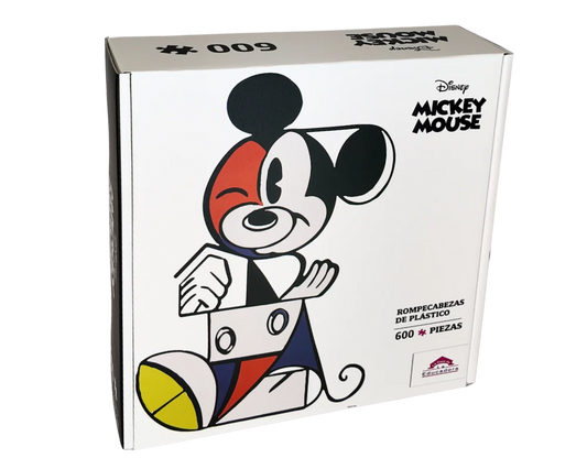 Rompecabezas Arte Mickey Disney 600 Piezas De Plástico