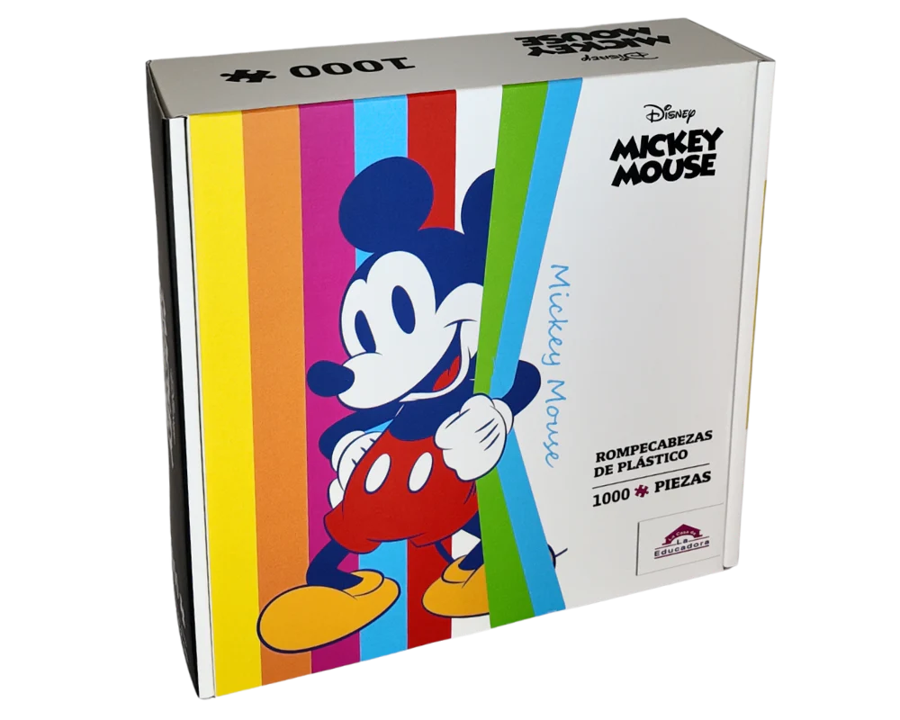 Mickey Mouse Colores Disney 1000 Piezas, Rompecabezas De Plástico