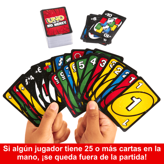 UNO No Mercy: Juego de Mesa Mattel