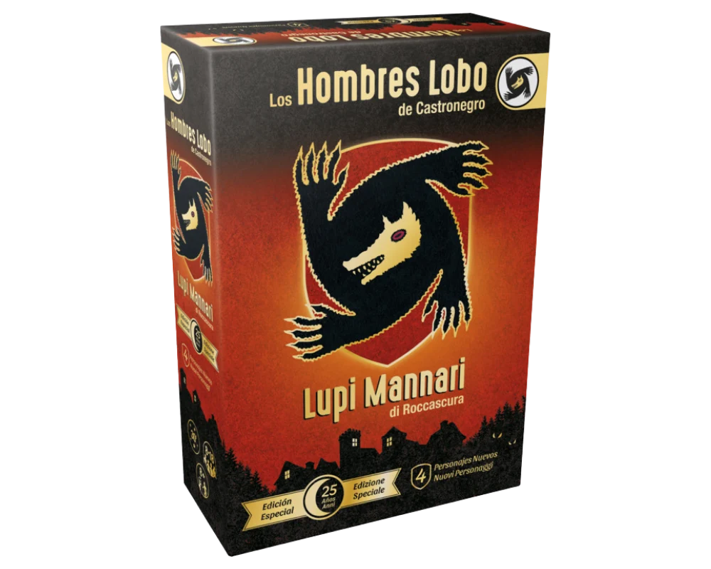 Los Hombres Lobo de Castronegro: Edición 25 Aniversario Juego de Mesa en Español Asmodee