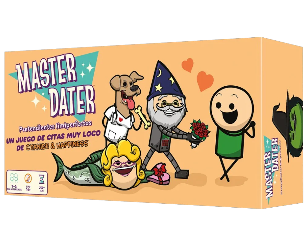 Master Dater Juego de Mesa en Español. Marca Asmodee