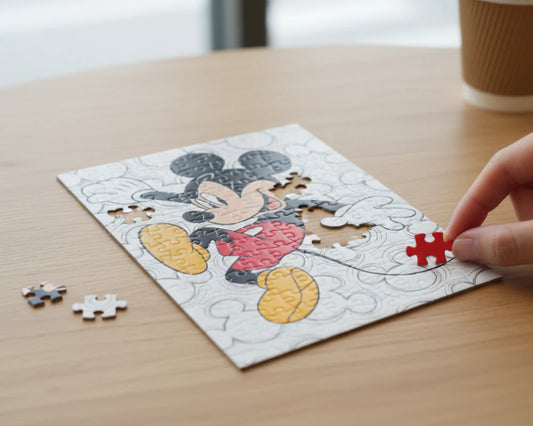 Rompecabezas Miniatura Mickey Siluetas 150 Piezas de Plástico Disney