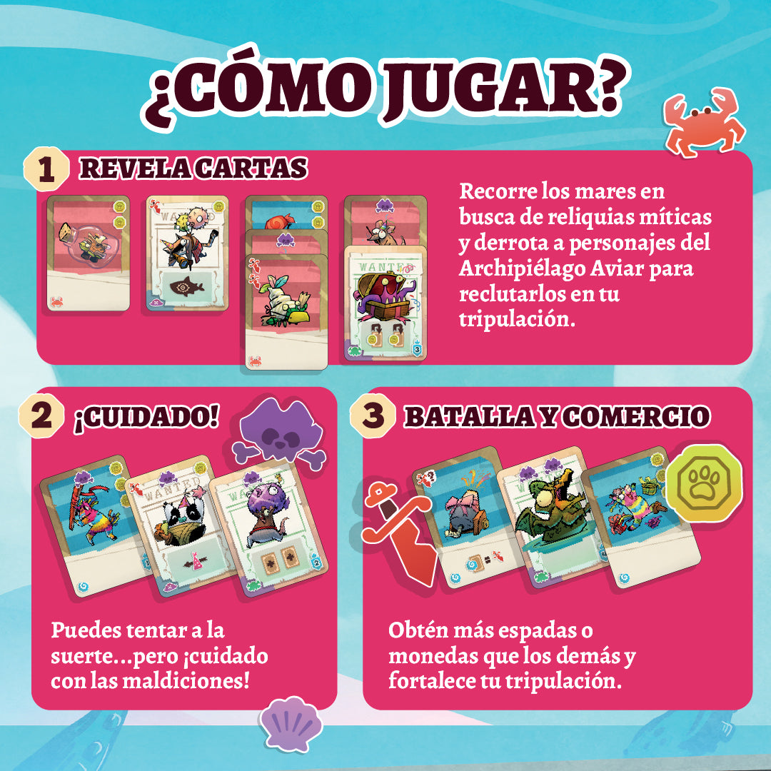 Pirate King, Juego de Mesa, Detestable Games