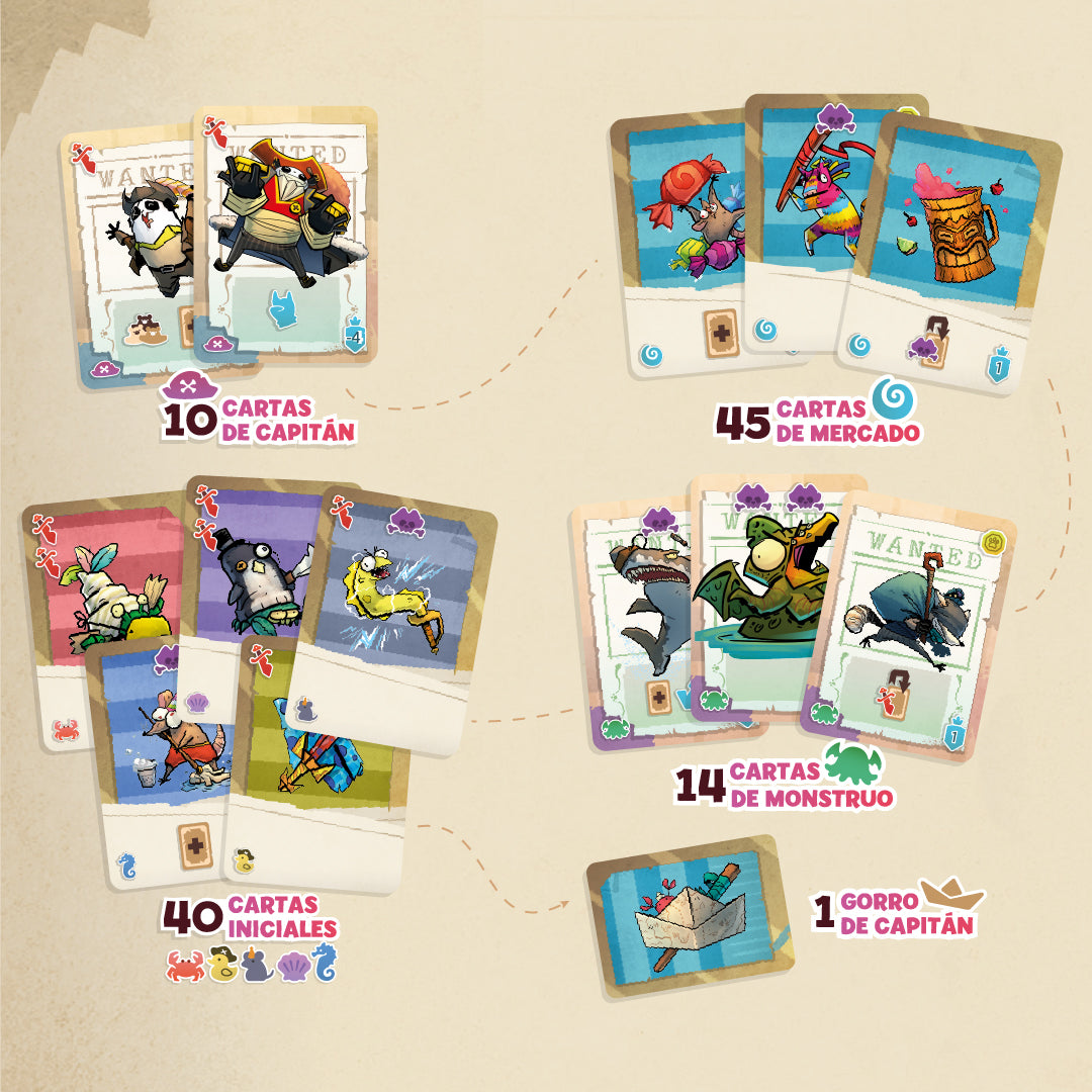 Pirate King, Juego de Mesa, Detestable Games