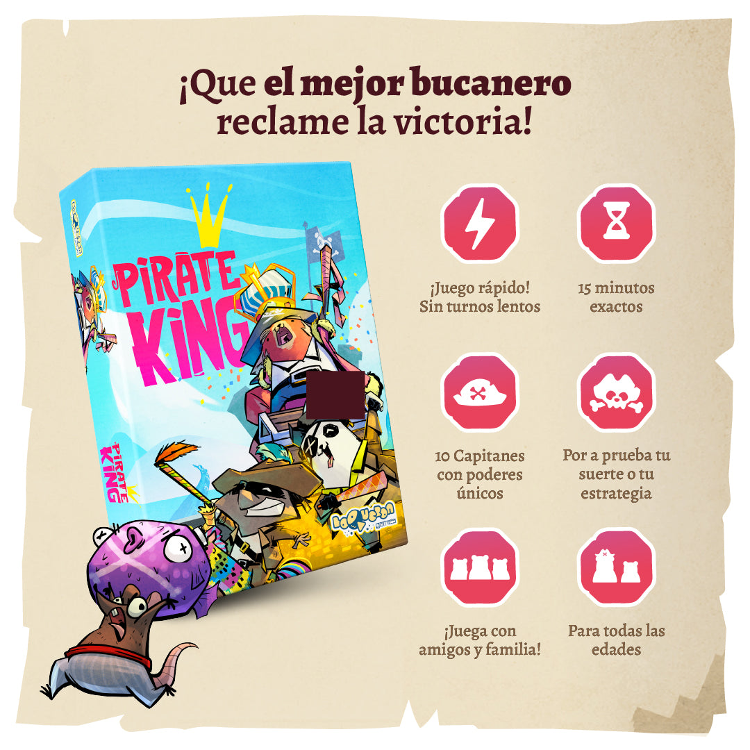 Pirate King, Juego de Mesa, Detestable Games