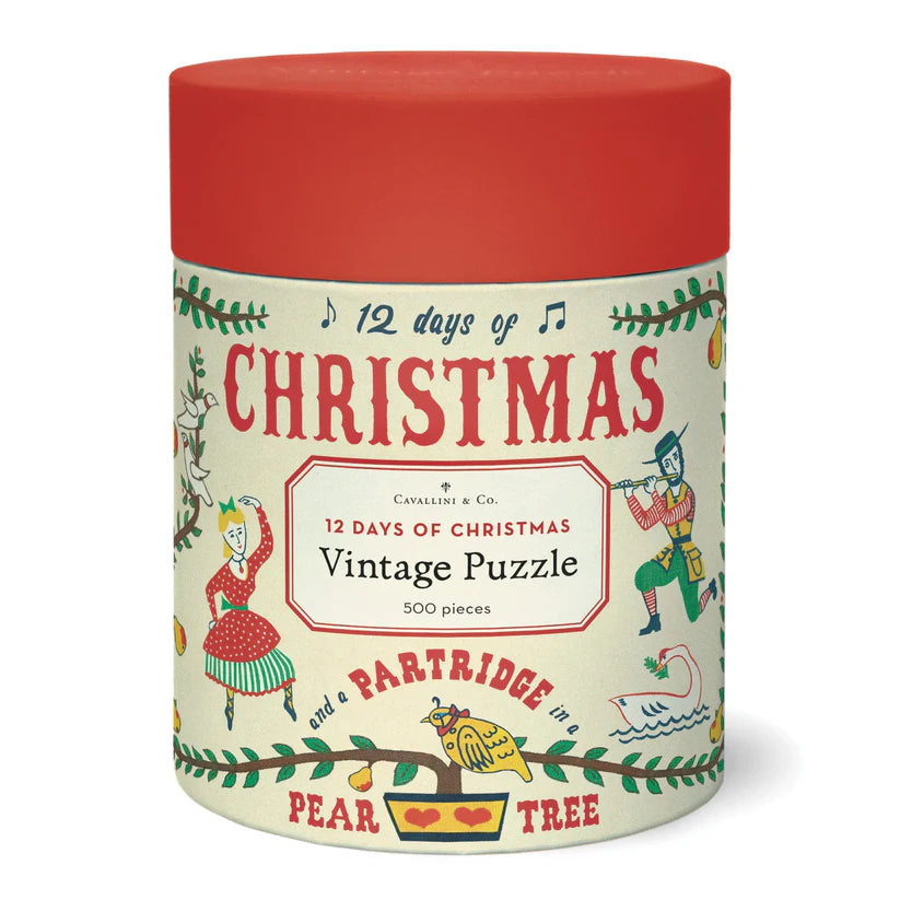 Rompecabezas Vintage Christmas Twelve (Navidad)