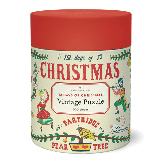 Rompecabezas Vintage Christmas Twelve (Navidad)