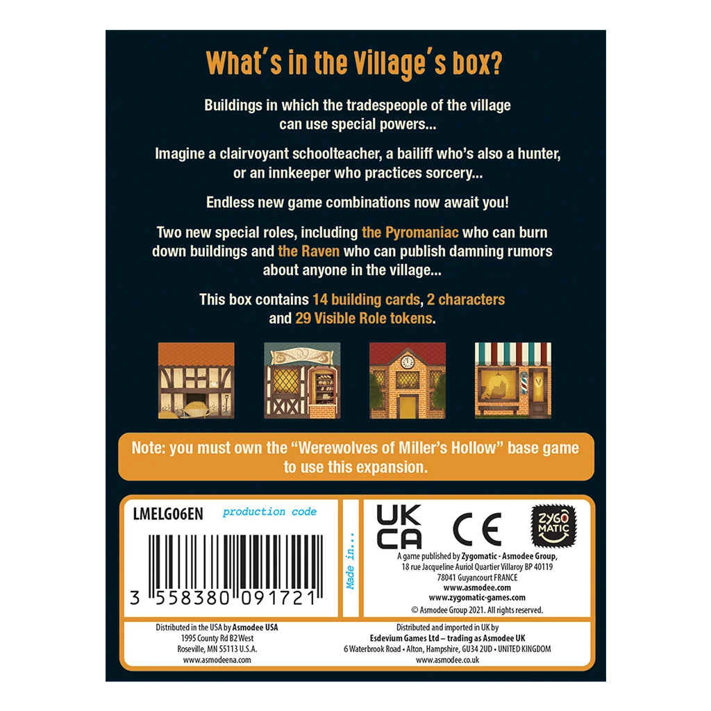 The Werewolves of Miller's Hollow: The Village Expansion (Inglés)