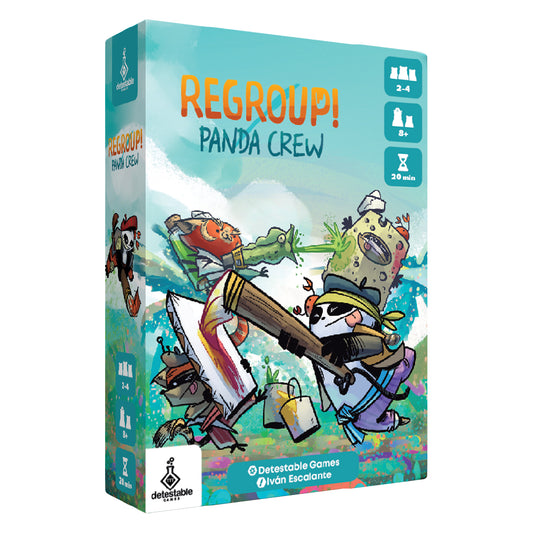 Regroup Panda Crew, Juego de Mesa, Detestable Games