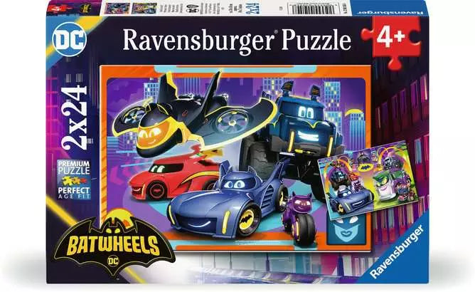 Batwheels: Rompecabezas 2x24 Piezas Ravensburger