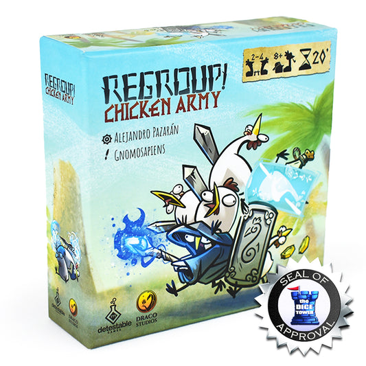Regroup! Chicken Army, Juego de Mesa Draco Studios