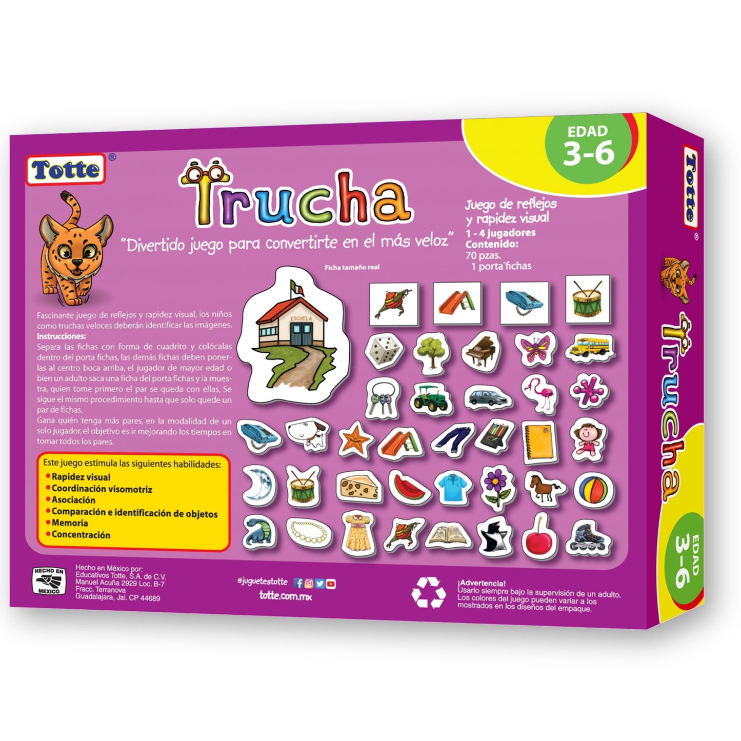 Trucha, Juego de Mesa, Educativos Totte