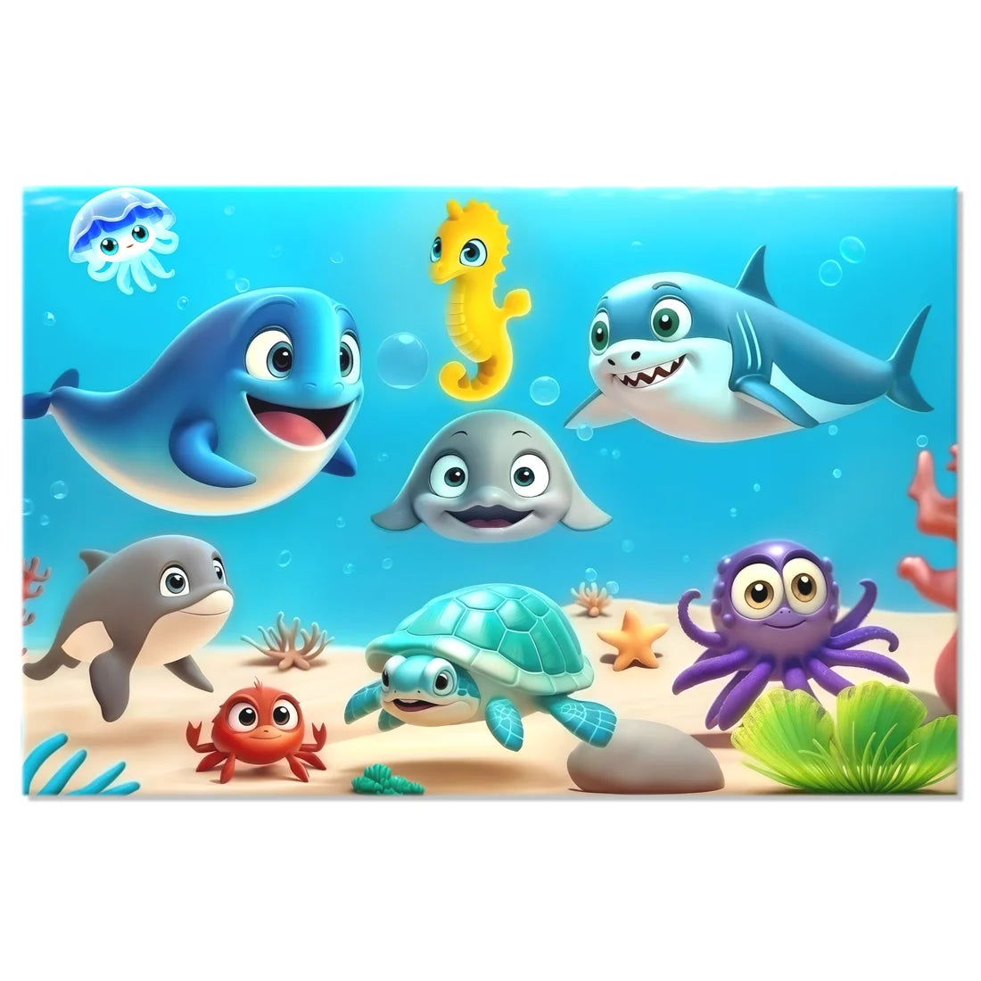 En El Mar Rompecabezas 12 Piezas XXL, Educativos Totte