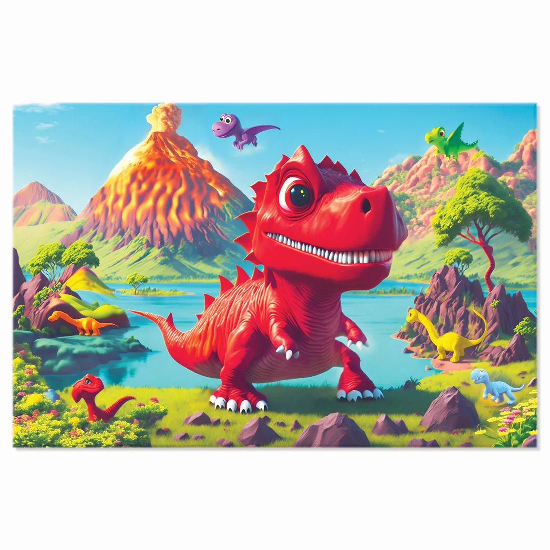 Dinosaurio T-Rex Rompecabezas 24 Piezas XXL, Educativos Totte