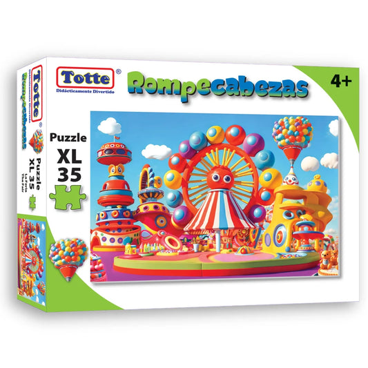 La Feria Rompecabezas 35 Piezas XXL, Educativos Totte
