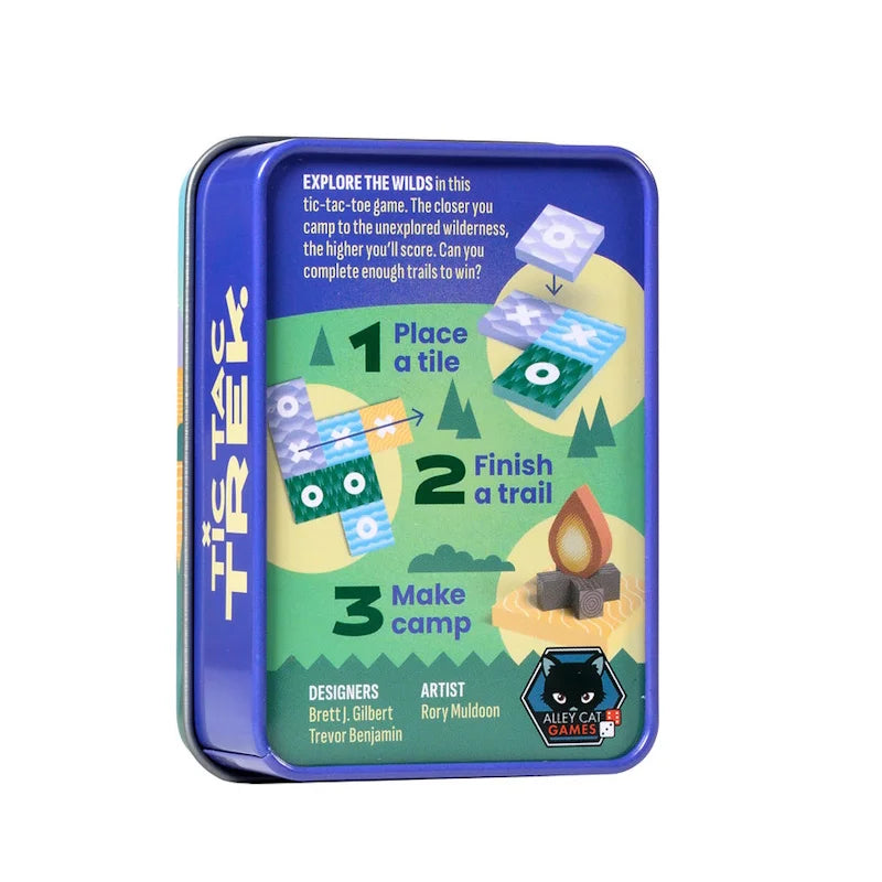 Tic Tac Trek: Juego de Mesa en Inglés, Alley Cat Games