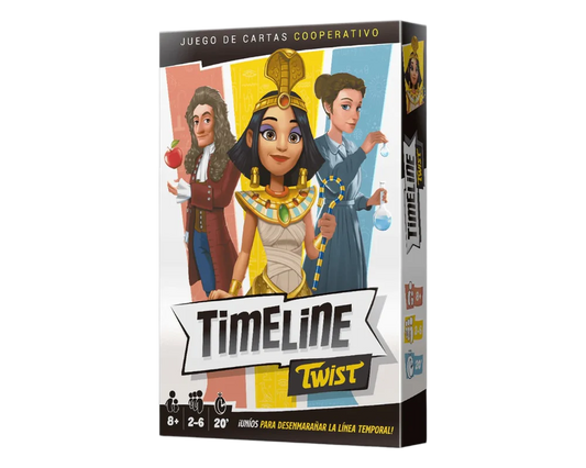 Timeline Twist, Juego de Mesa en Español, Asmodee