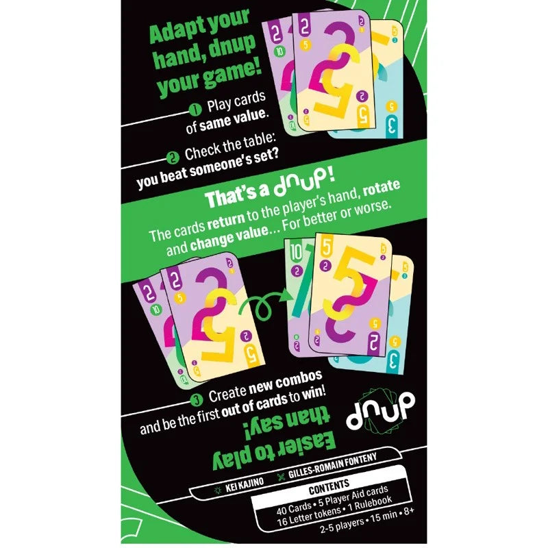 dnup: Juego de Mesa en Inglés