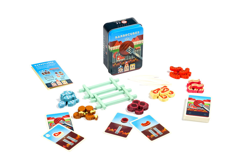 Barbecubes: Juego de Mesa en Inglés, Alley Cat Games