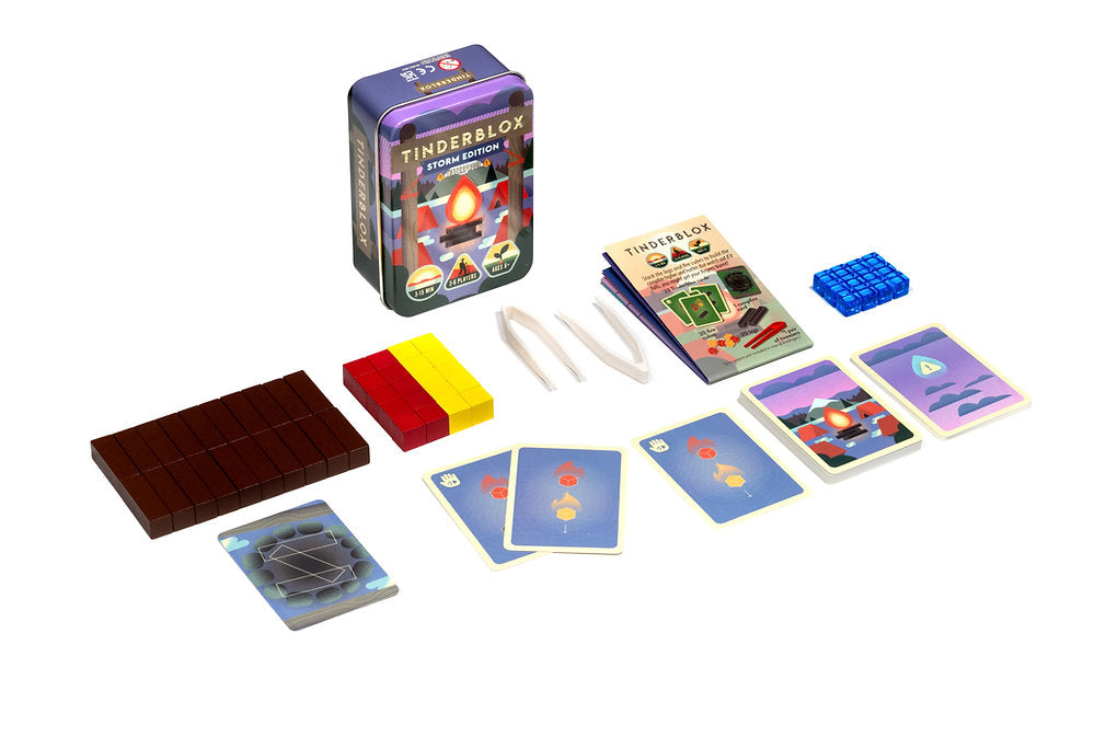 Tinderblox Storm Edition: Juego de Mesa en Inglés, Alley Cat Games
