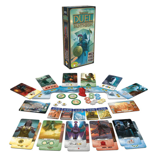 7 Wonders Duel Pantheon Expansion (Inglés), Juego de Mesa Asmodee