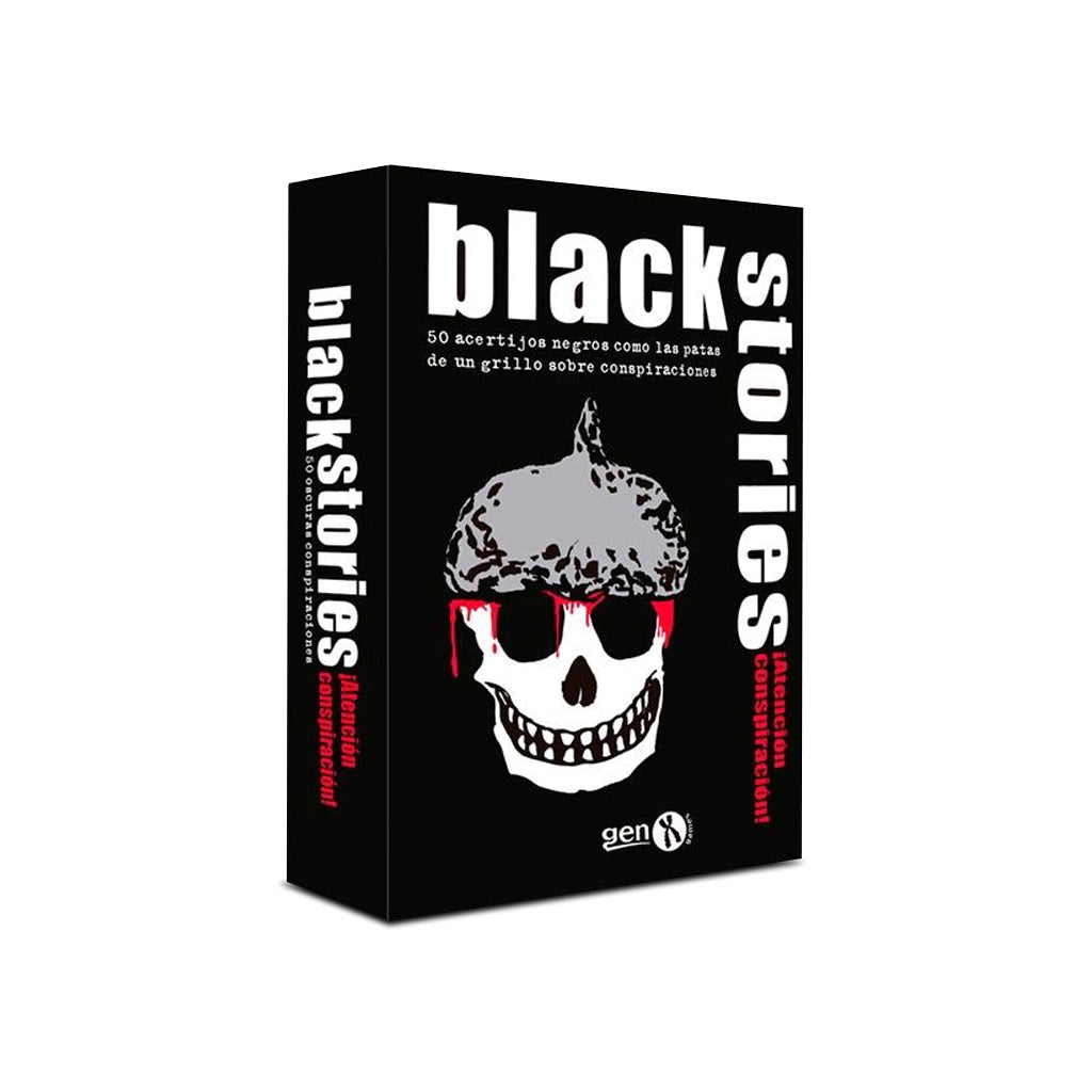 Black Stories Atención Conspiración, Juego de Mesa GenX Games