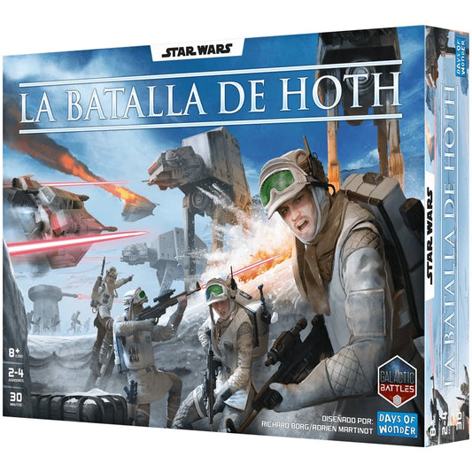 Star Wars La Batalla de Hoth, Juego de Mesa en Español Asmodee
