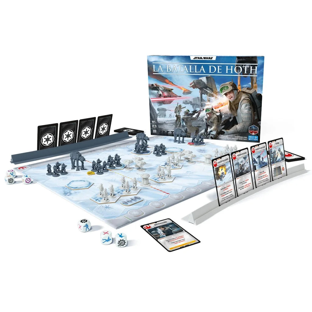 Star Wars La Batalla de Hoth, Juego de Mesa en Español Asmodee