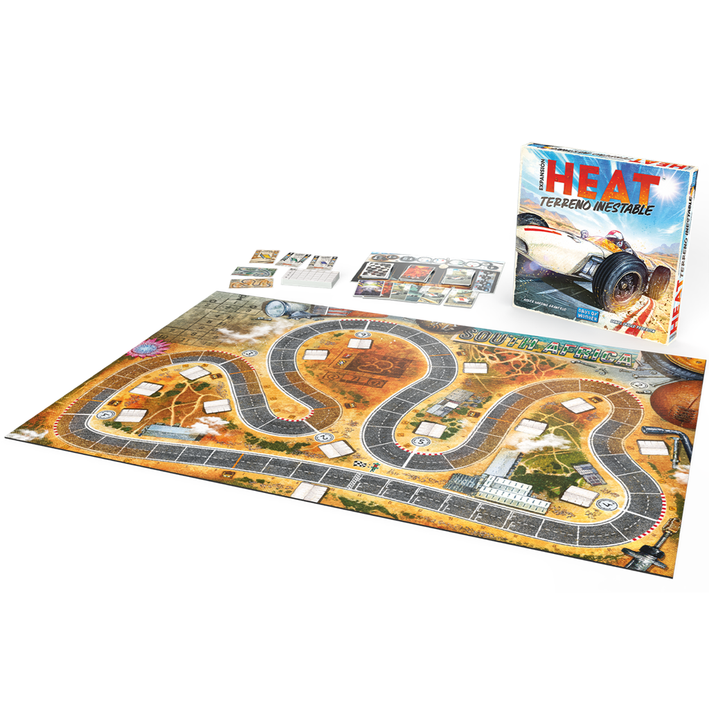 Heat Terreno Inestable. Juego de mesa en Español. Asmodee
