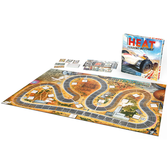 Heat Terreno Inestable. Juego de mesa en Español. Asmodee
