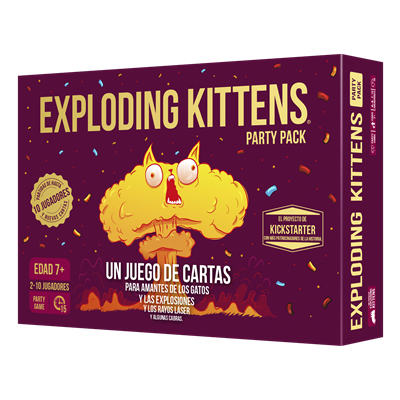 Exploding Kittens Party Pack ESPAÑOL: Juego de Mesa Asmodee