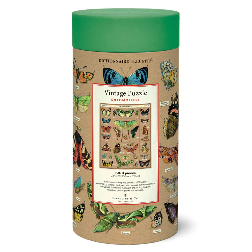 Rompecabezas Vintage Entomology, Cavallini & Co