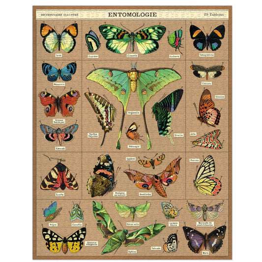 Rompecabezas Vintage Entomology, Cavallini & Co
