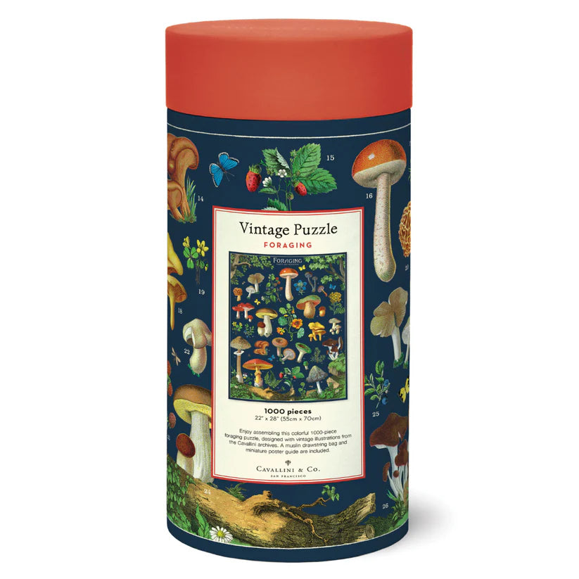 Rompecabezas Vintage Foraging, Cavallini & Co