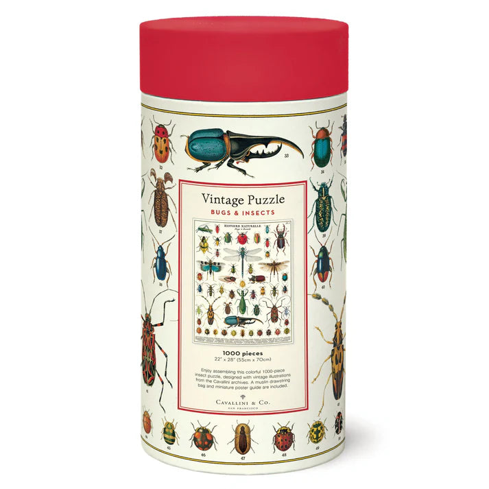 Rompecabezas Vintage Bugs & Insects