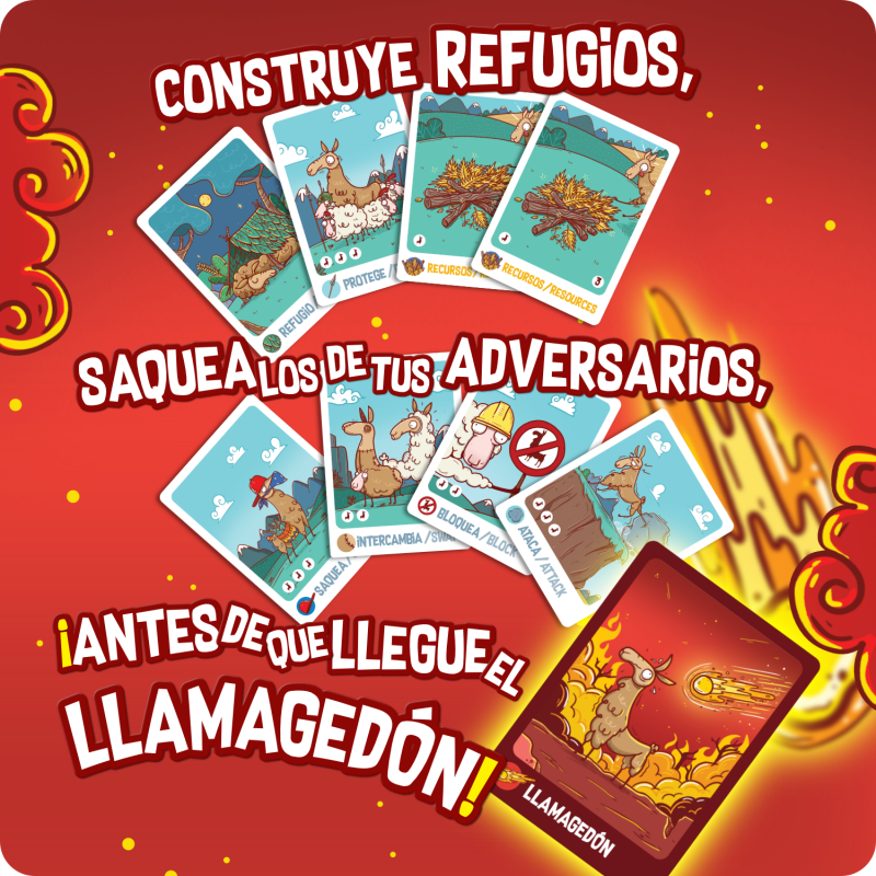 Llamagedon 2da Ed., Juego de Mesa Endemic Games