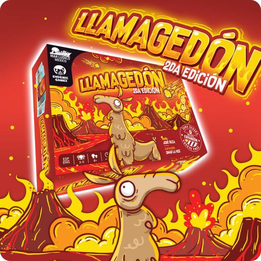 Llamagedon 2da Ed., Juego de Mesa Endemic Games